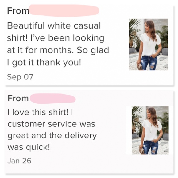 White Casual Zipper Detail Shirt - Picture 7 of 9